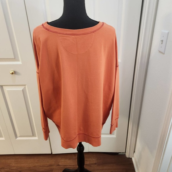 Seed to Style Organically made Orange Sweatshirt size 2X - Picture 4 of 10